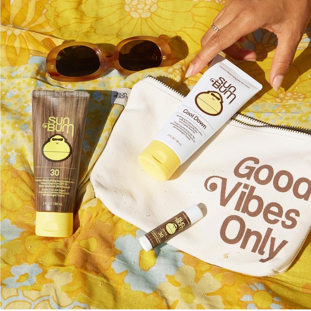 NWT Sun Bum Premium Day Tripper Sun Care Pack with Sunscreen Lotion, Lip Balm, +